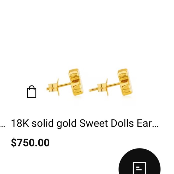 18K Gold Sweet Dolls Earrings - Picture 3 of 13